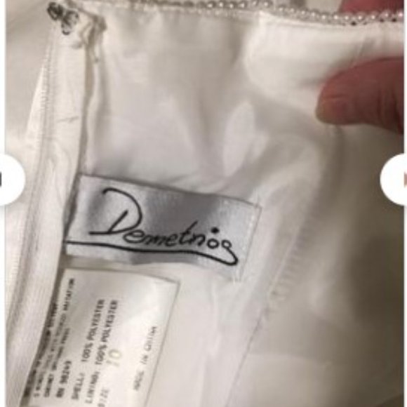 Demetrios Strapless Bridal Dress - Picture 5 of 6